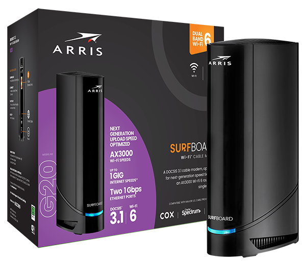 Introducing the new SURFboard G20 Wi-Fi Cable Modem 